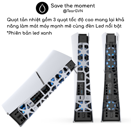 Quạt tản nhiệt tốc độ cao làm mát máy DOBE cho PS5 Slim