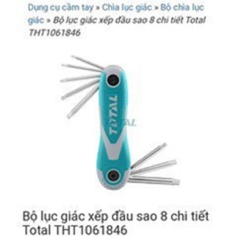 Bộ lục giác xếp total bông sao 8 cái