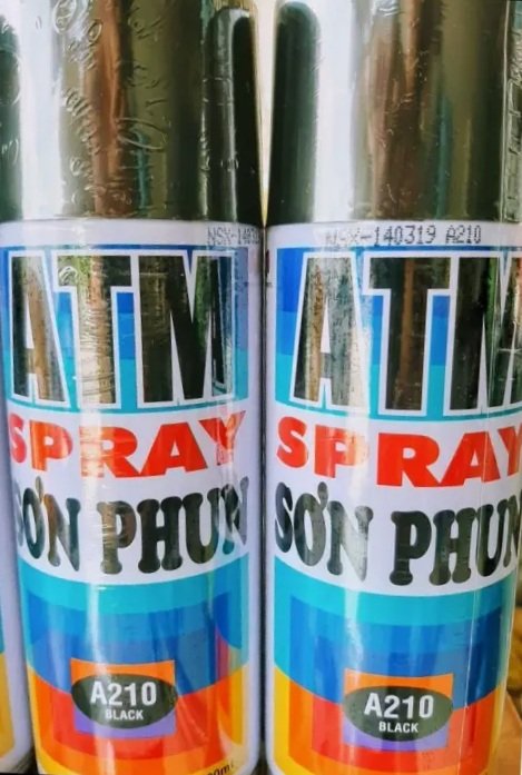 SƠN XỊT ĐEN ATM A210 400ml Chính Hãng