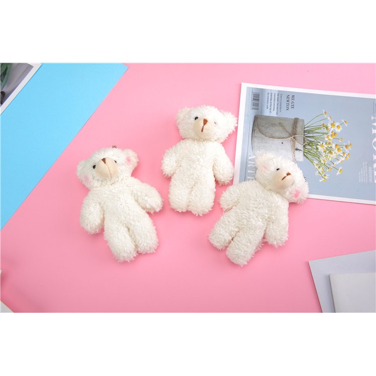 Móc Khóa Trang Trí Gấu Bông Siêu Dễ Thương