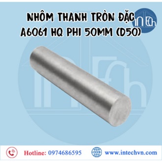 NHÔM THANH TRÒN ĐẶC A6061 HQ Phi 50mm (D50)