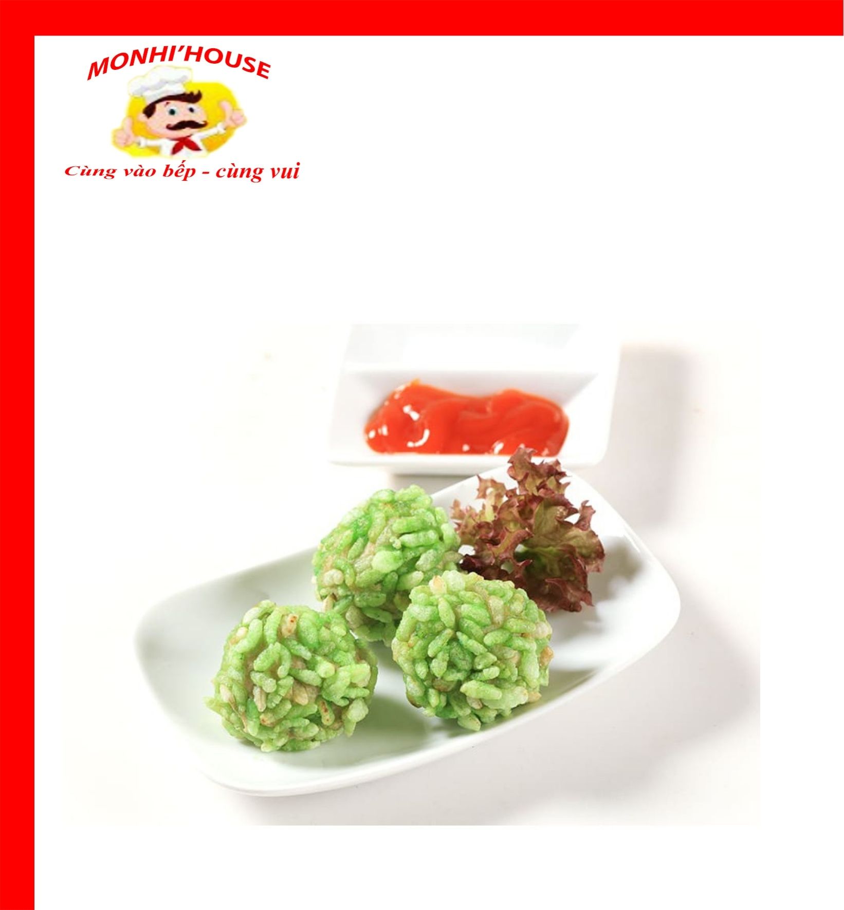 500g Chả cá cốm xanh SS siêu rẻ (35 viên)