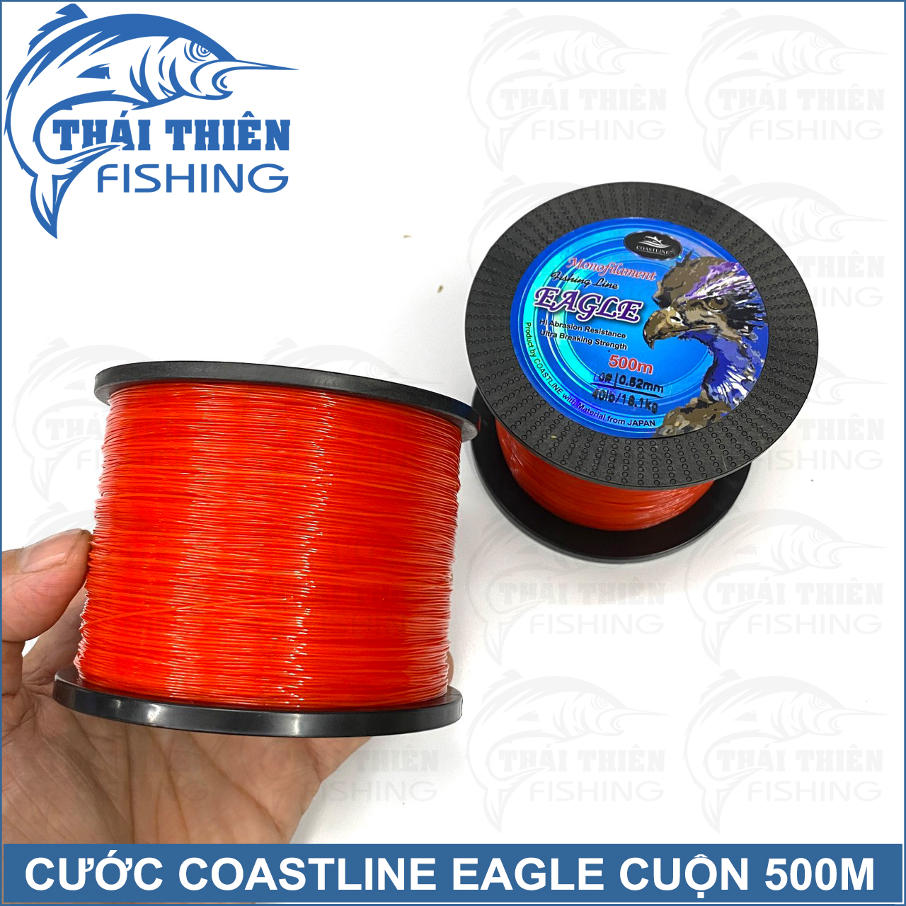Dây Câu, Cước Câu Cá Coastline Eagle Siêu Bạo Lực Cuộn 500m
