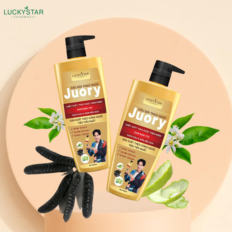 Dầu Gội Thảo Dược Juory 850ml - Lucky Star