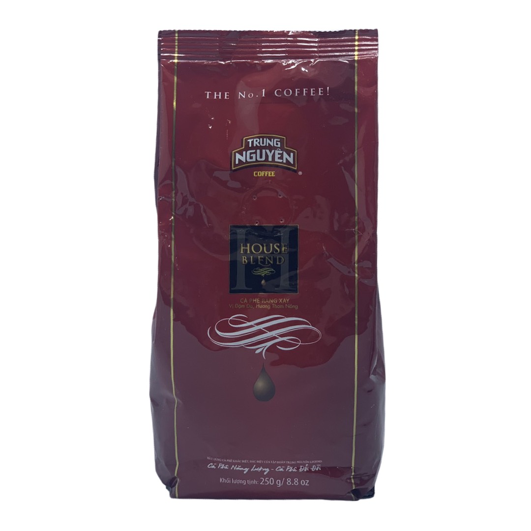Gói 250gam Cà phê rang xay pha phin House Blend Trung Nguyên