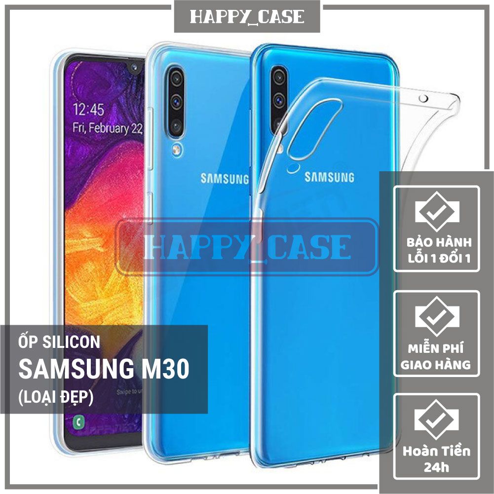 Ốp Lưng Điện Thoại Samsung M30 Thin Transparent Silicon
