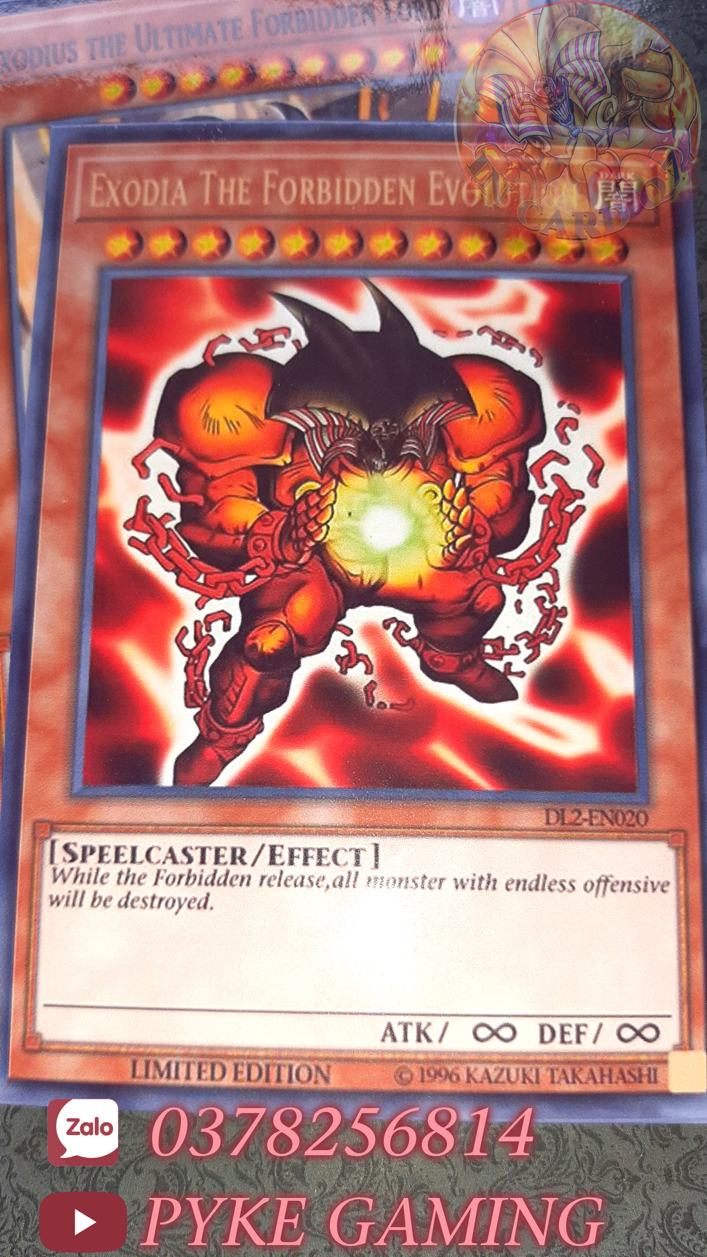 Pack 18 Lá Bài Yugioh  Exodia (Bài in Giấy Bóng Chất Lượng Cao)