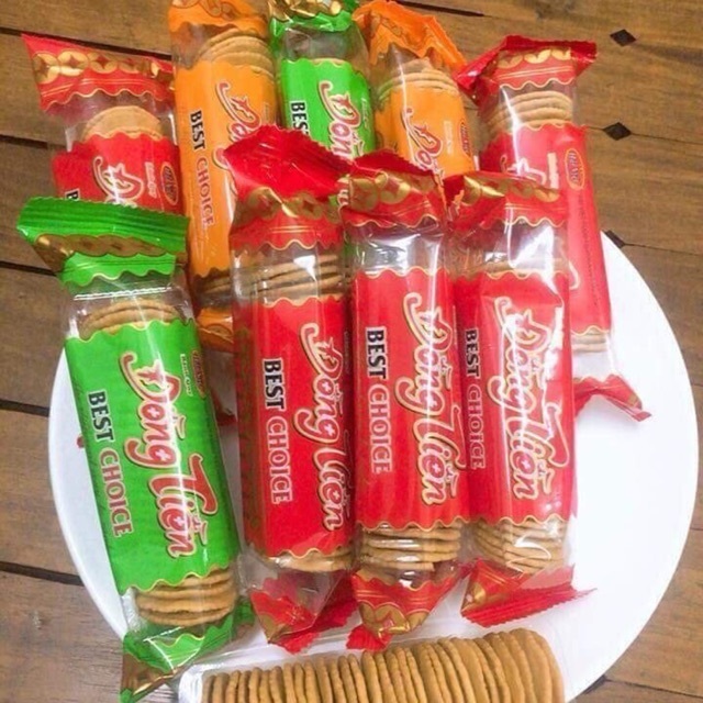 Bịch 10 gói bánh đồng tiền