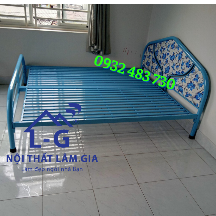[HCM]Giường sắt ngủ 1m8x2m - giường sắt 1m8