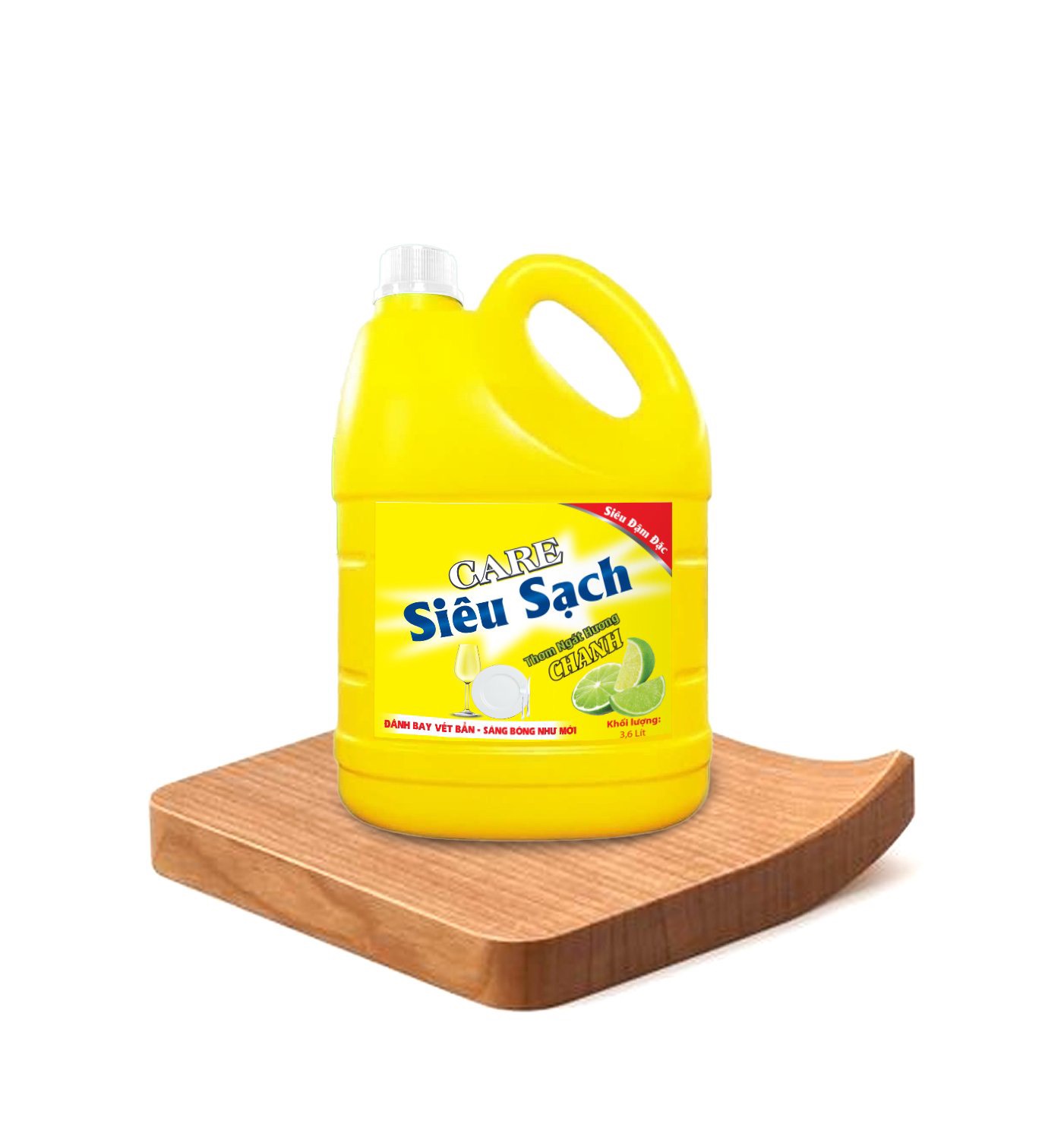 Nước Rữa Chén Care Siêu Sạch Siêu Đậm Đặc 3600 ML