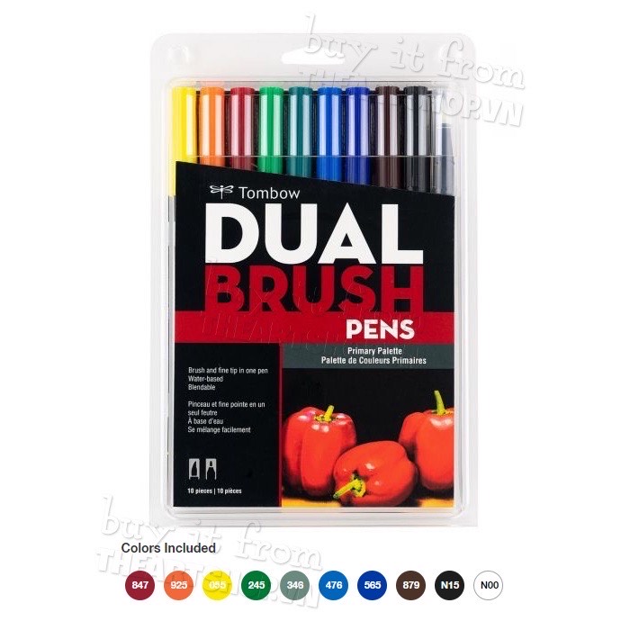 [THEARTSHOP] Bút marker 2 đầu TOMBOW Set 6 cây/10 cây - TOWBOW ABT Dual Brush Pens