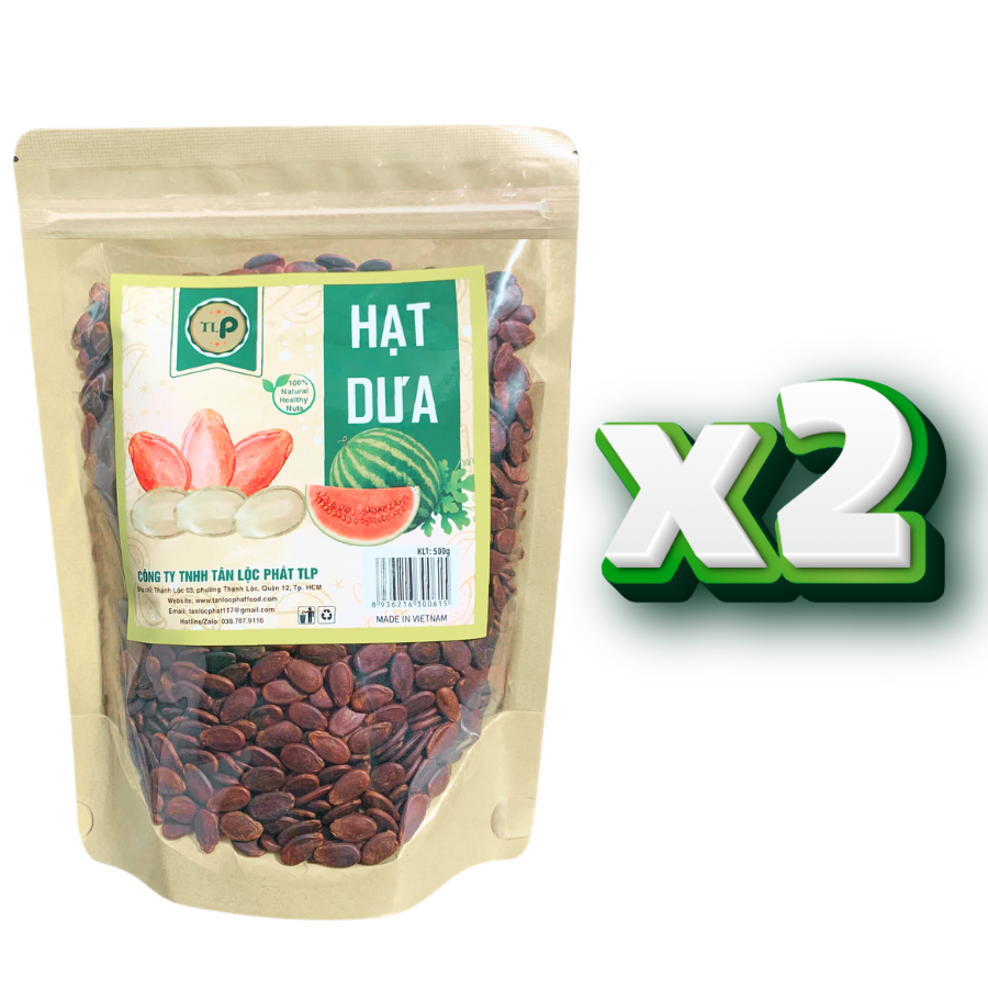 HẠT DƯA TÂN LỘC PHÁT BỊCH 500G Giòn Ngon Chắc Hạt