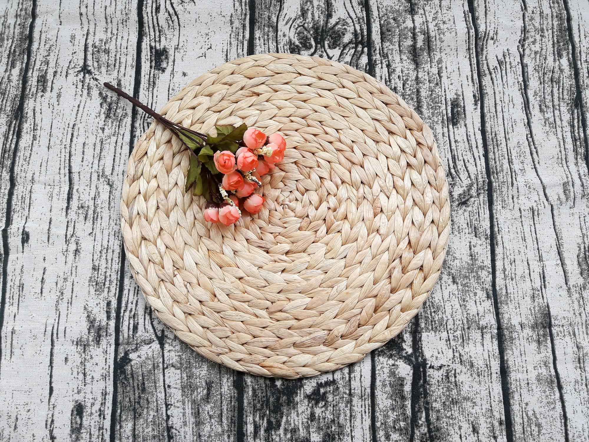 [HCM]Thảm lục bình tròn 35cm trang trí hoặc chụp hình