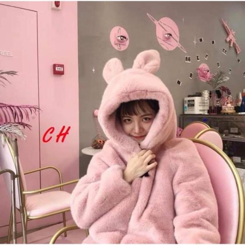 Áo Lông Tai Thỏ - Cực Kì Dễ Thương Và Ấm Áp cho Mùa Đông Năm Nay