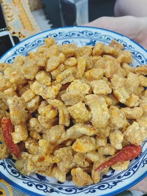 Tóp mỡ sấy trứng muối - ngon mê ly 100g