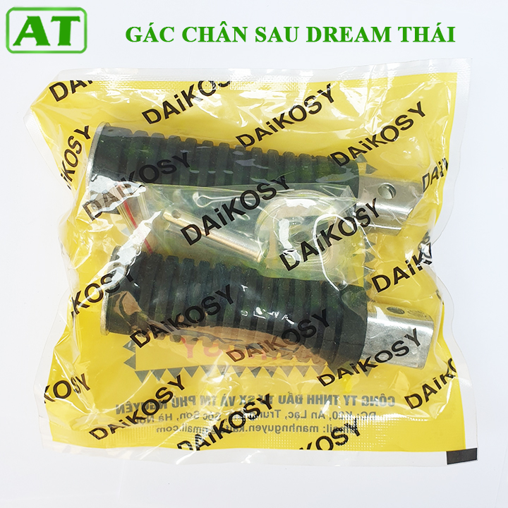 Gác Chân Sau Xe Dream Thái Hình Tròn