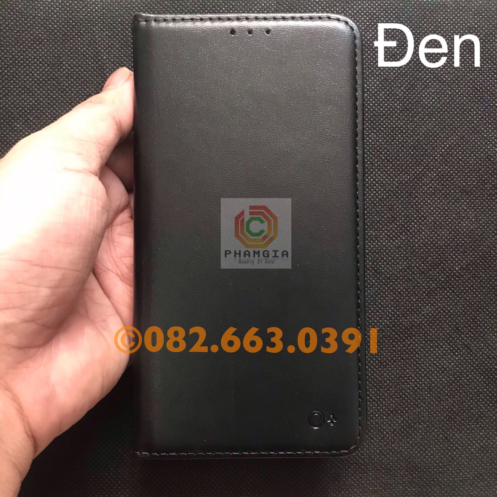 Bao da Vsmart Joy 3, Active 3 da cao cấp, có ngăn thẻ, chống xem phim (không quai gài)