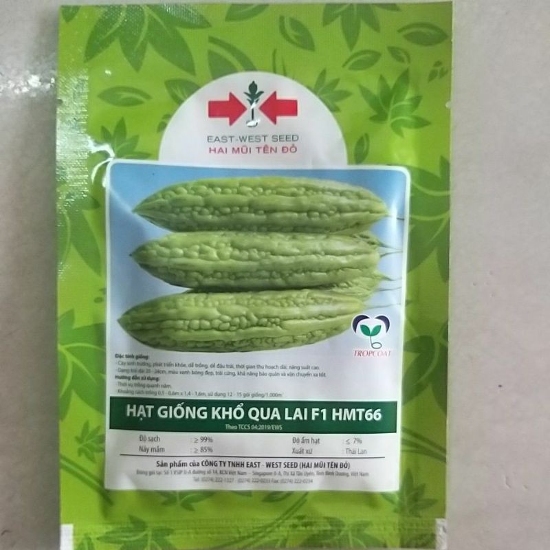 Hạt giống khổ qua lai F1 HMT 66 Hai Mũi Tên Đỏ.