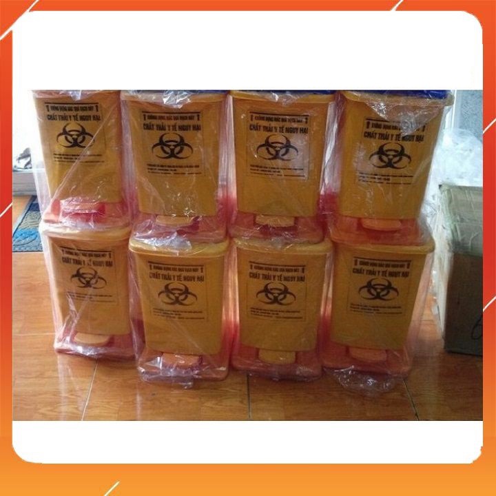 Thùng Rác Y Tế Chân Đạp 15 Lít