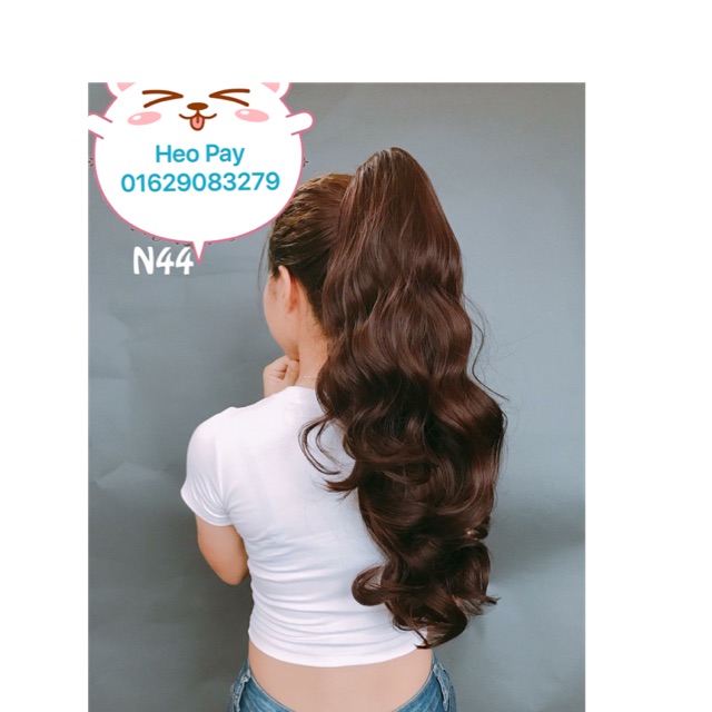Tóc giả nữ tóc giả ngoặm xoăn lọn n44