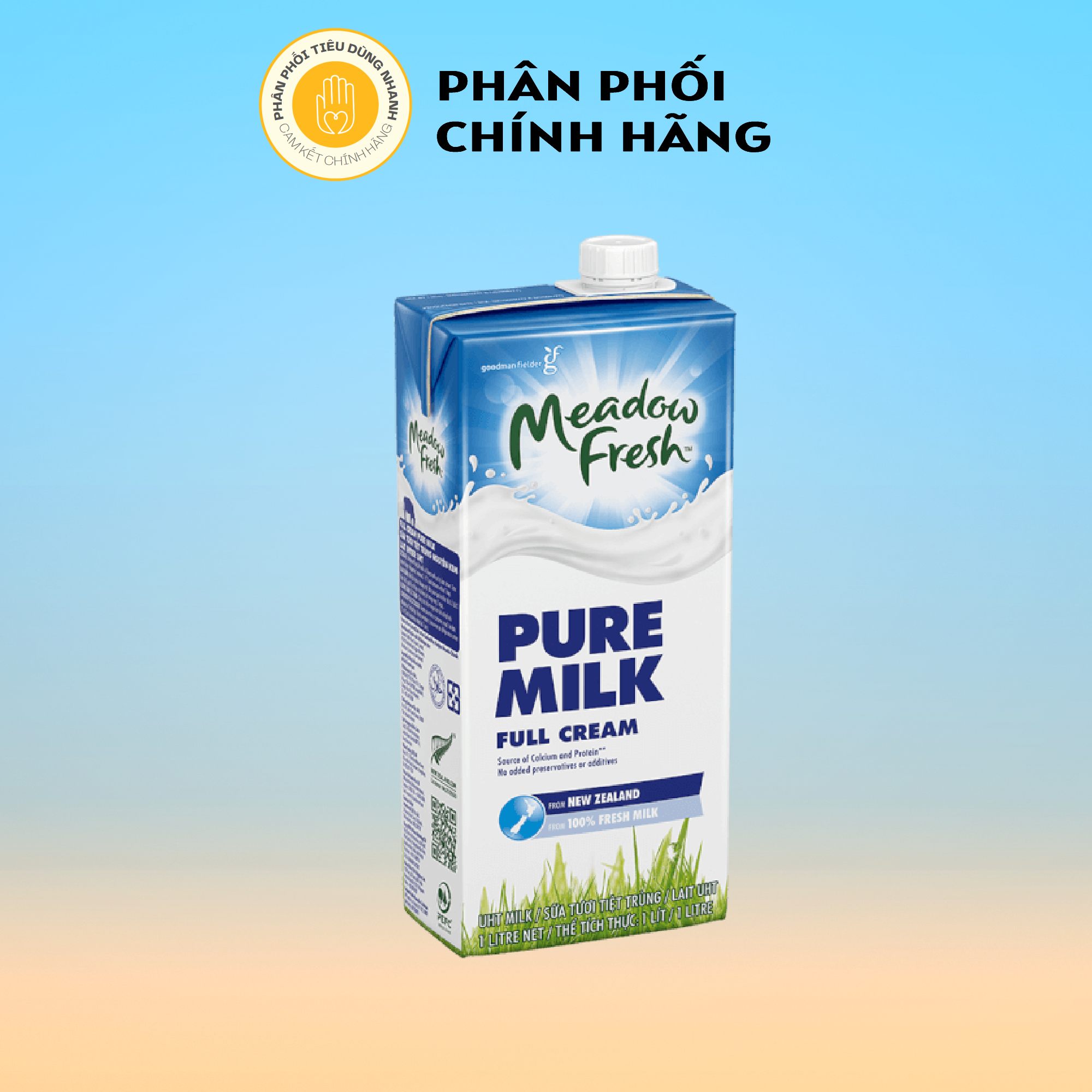 Sữa Tươi Nguyên Kem Không Đường Meadow Fresh 1L