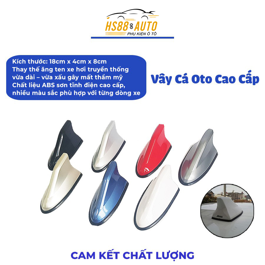 Vây cá mập ô tô, Ăng ten vây cá ô tô gắn đế cao su chống nước trên xe công nghệ Nhật Bản , an ten vây cá mập ô tô