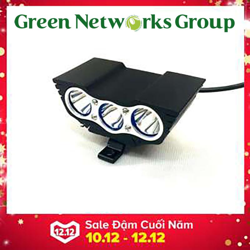 Đèn Led Trợ Sáng Xe Máy X3 mắt cú 3 bóng dành cho mọi loại xe GreenNetworksGroup