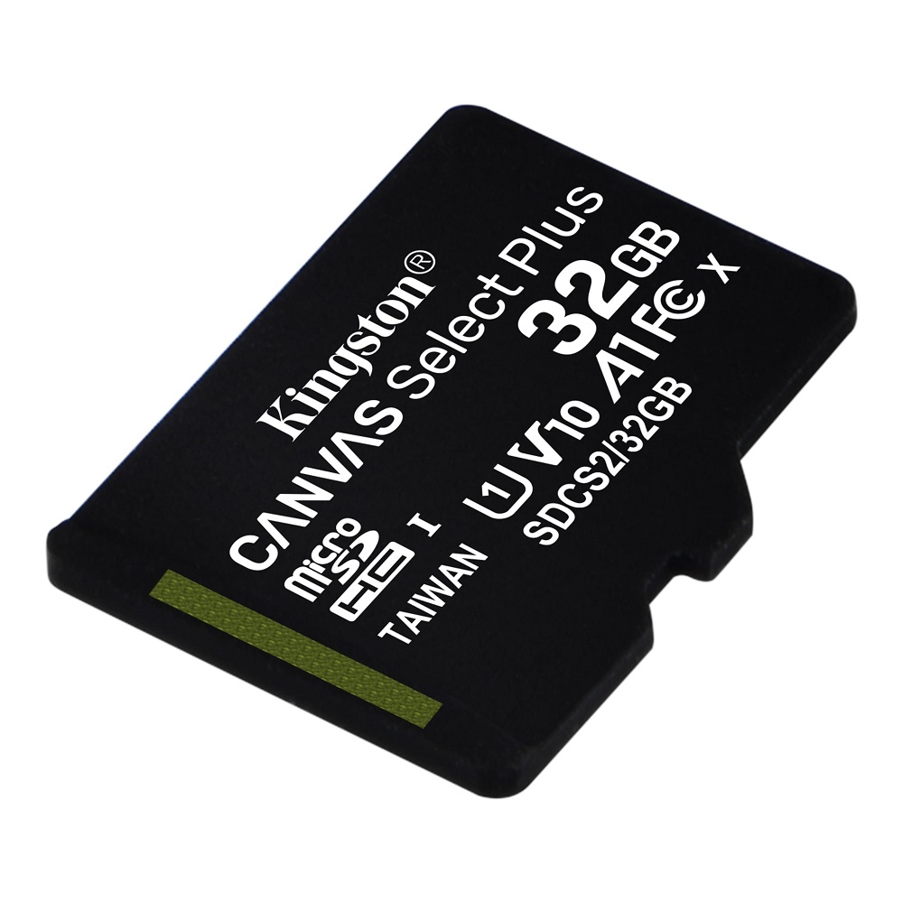 Thẻ nhớ MicroSDHC Kingston Canvas Select Plus 32GB U1 V10 A1 100MB/s (Đen) - Không Adapter - Nhất Tín Computer