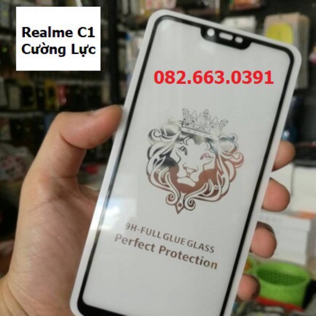 Cường lực realme c1 full màn hình