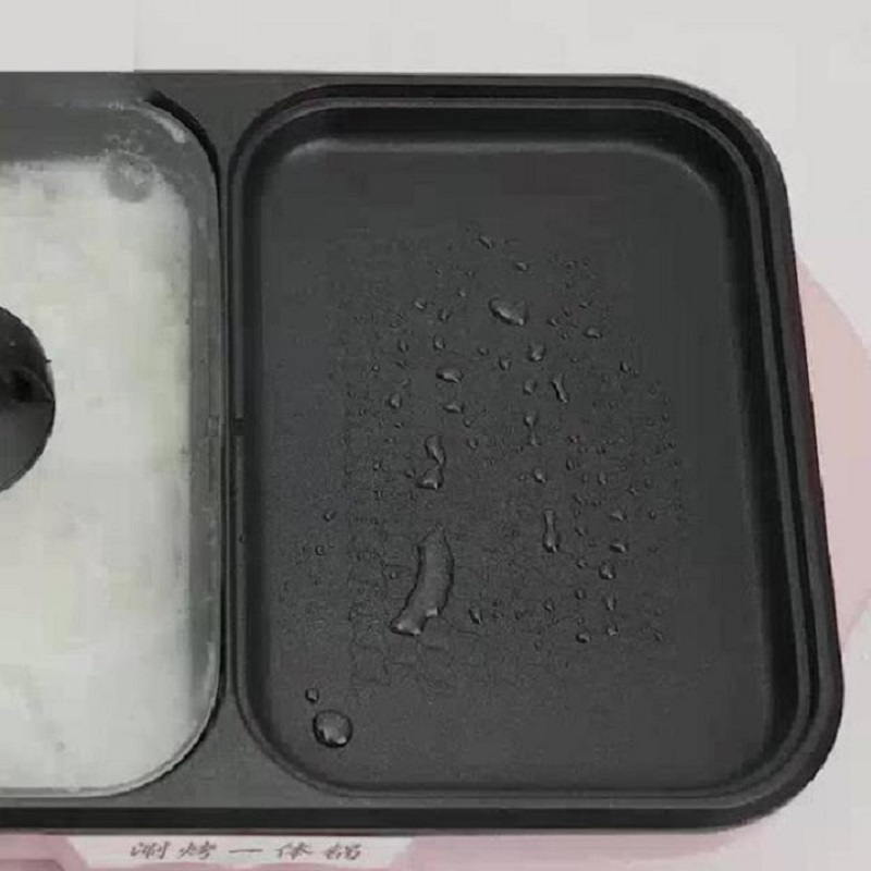 Nồi mini đa năng Nồi Lẩu Nướng Đa Năng Mini 2in1 Cắm Điện Nhỏ Xinh Tiện Lợi Màu Hồng Cute
