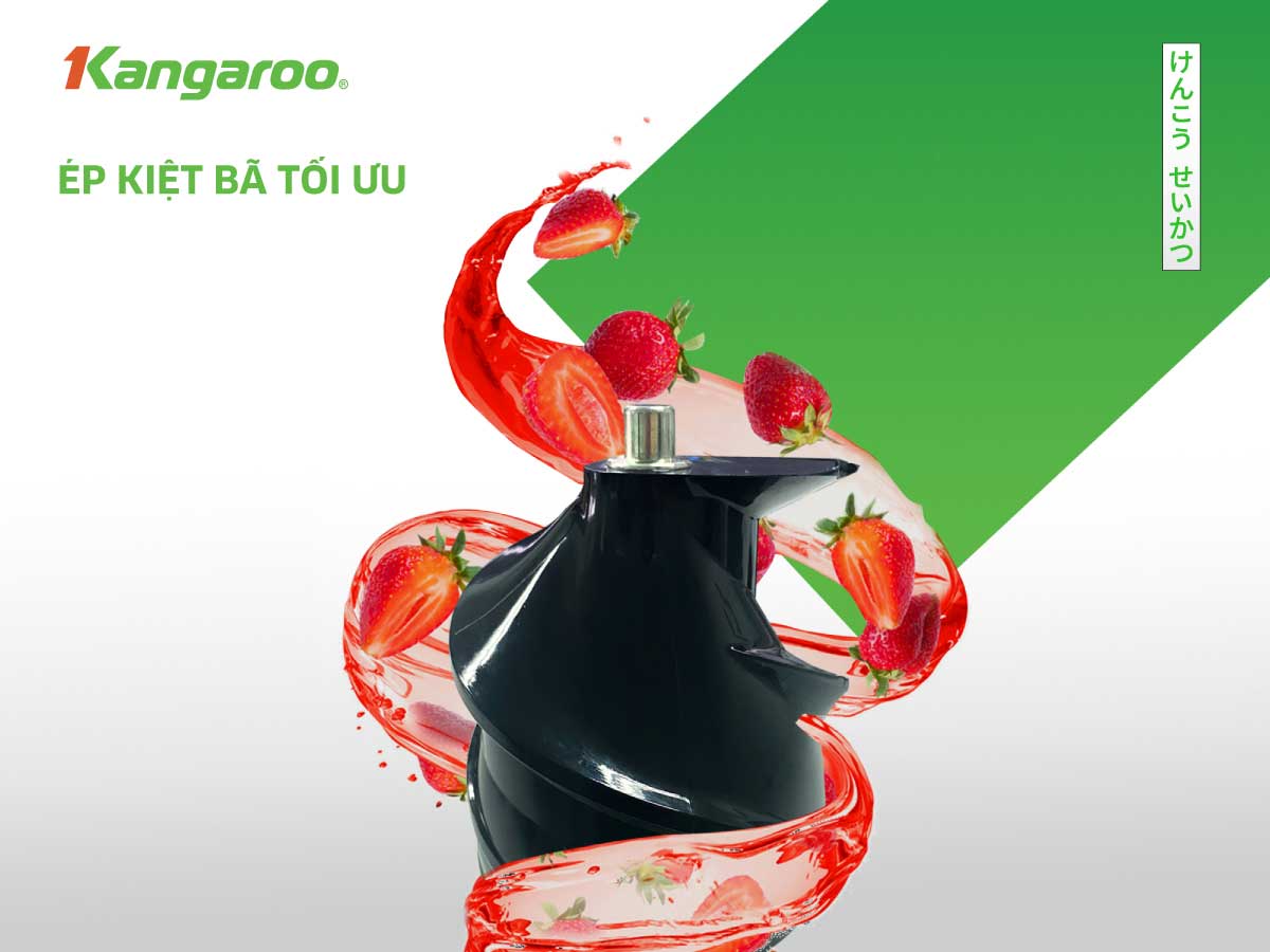 MÁY ÉP CHẬM KANGAROO KG200SJF (665ml - 200W) Hàng Chính Hãng