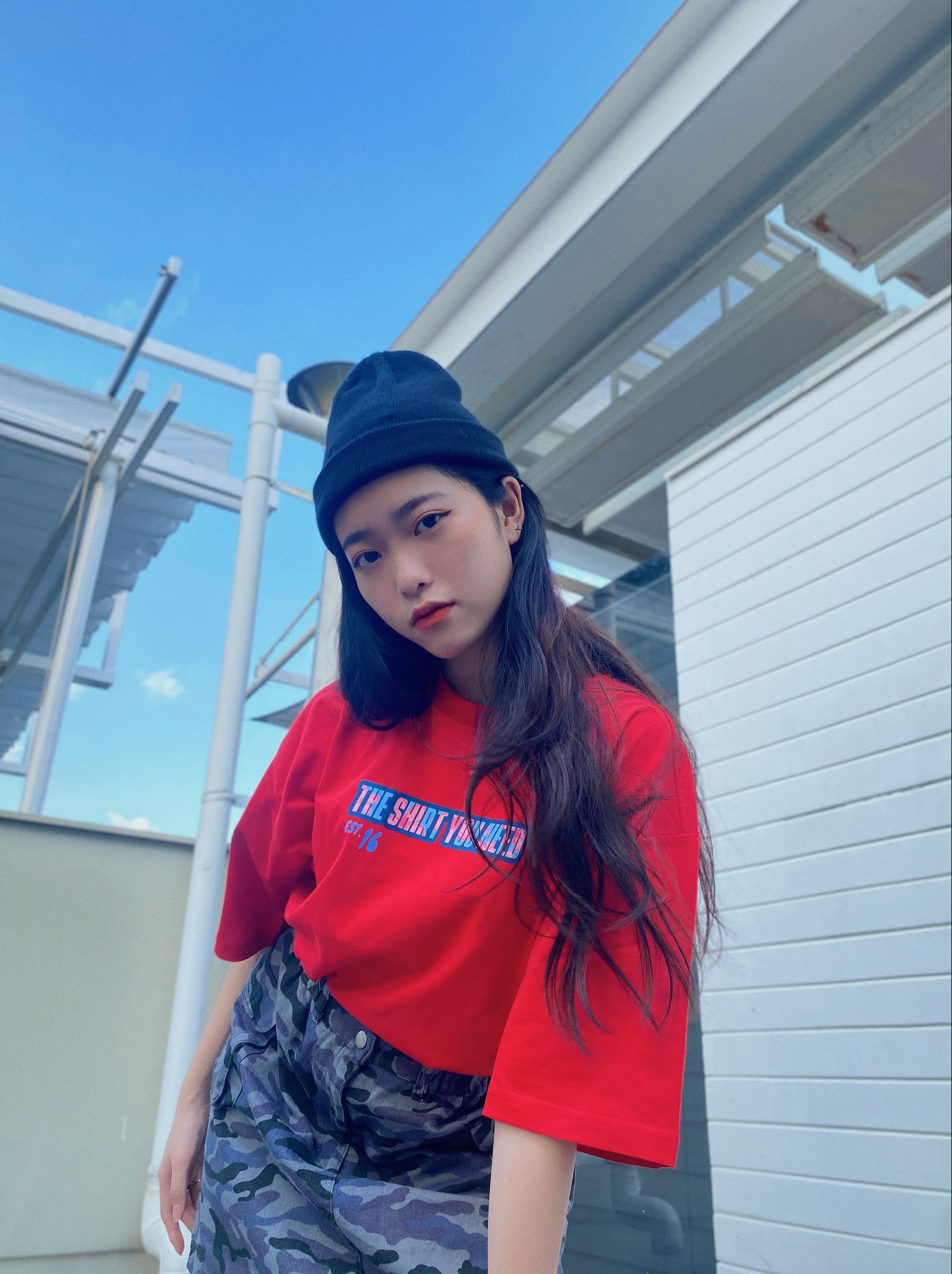 Áo thun TSUN Blossom Flower Tee - Red - Unisex