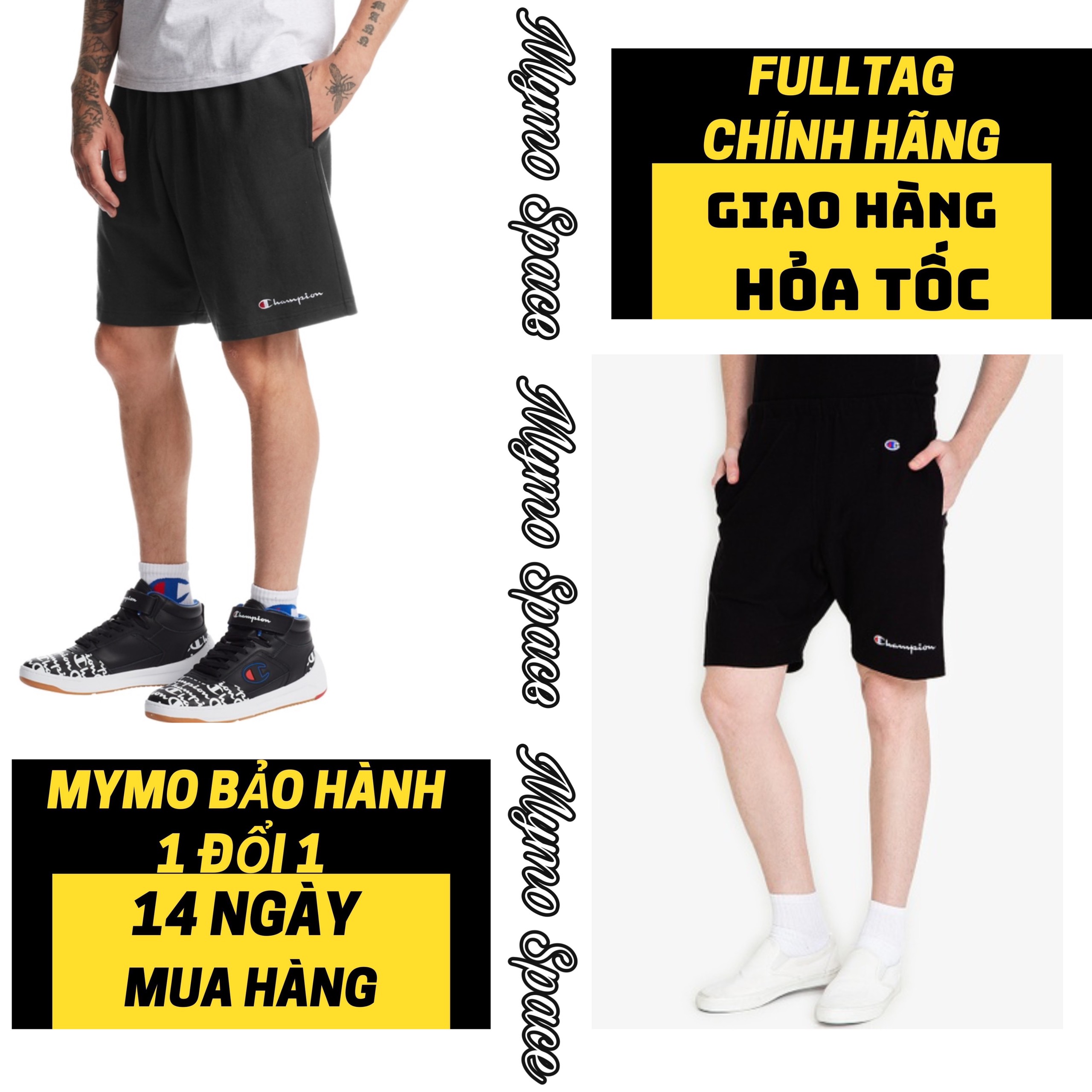 [FULLTAG CHÍNH HÃNG] QUẦN SHORT C.H.A.M.P.I.O.N | SHORT THUN BASIC | CHUẨN CAO CẤP 1:1 LOCAL BRAND