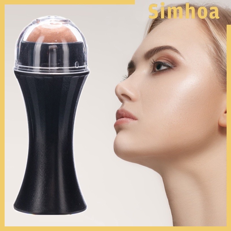 Bar roller vacuum oil facial volcanic stone natural