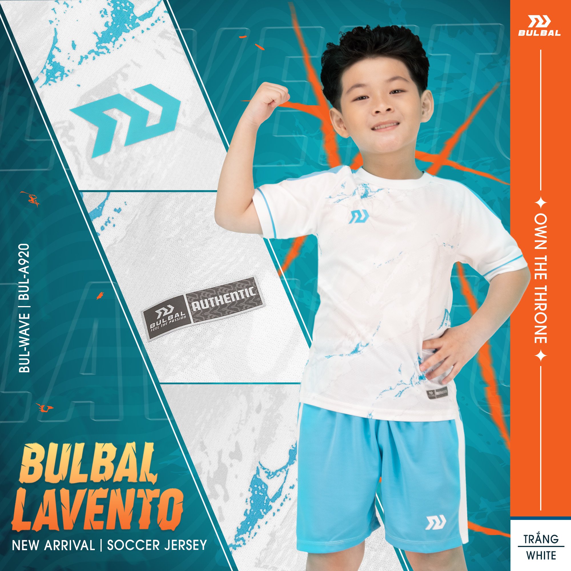 (Chơi Đá Bóng Cùng Bé) Bộ Quần Áo Thể Thao Bulbal Kid Lavento