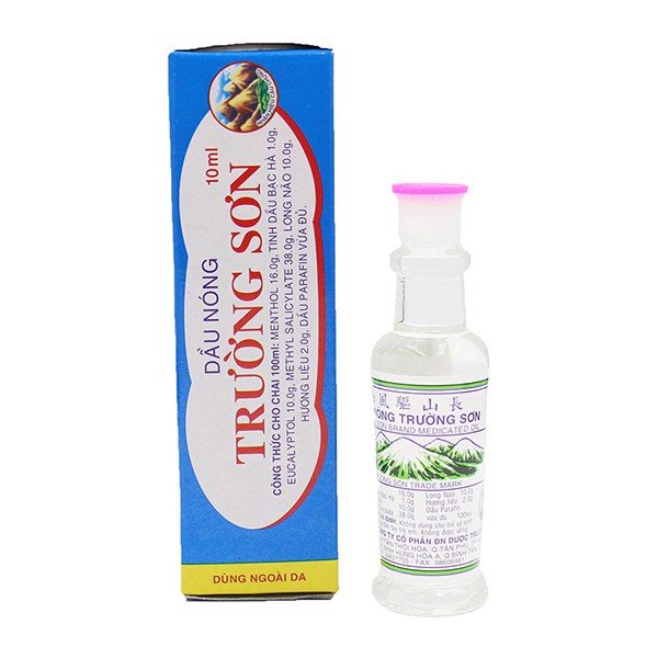 LỐC 10 CHAI DẦU NÓNG TRƯỜNG SƠN (chai 10ml)