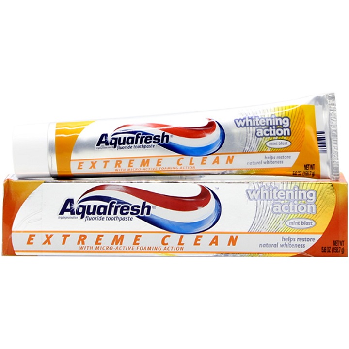Aquafresh whitening action cream 159g American toothbrush