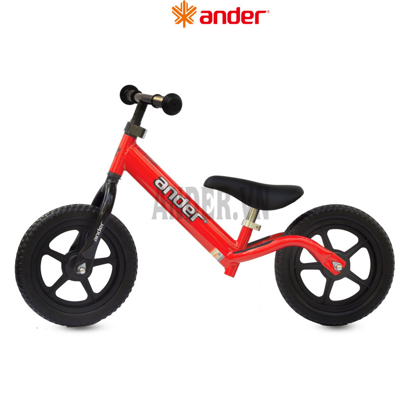 Xe thăng bằng Ander Basic-Màu Đỏ-Dành cho trẻ từ 18 tháng đến 6 tuổi