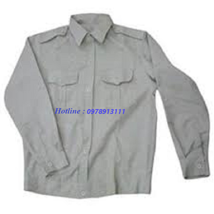 ÁO BẢO HỘ LAO ĐỘNG ,ÁO CÔNG NHÂN CƠ KHÍ , XÂY DỰNG CÔNG TRÌNH , NHÀ MÁY , XÍ NGHIỆP VẢI KAKI LOẠI 1 ( MÀU GHI )