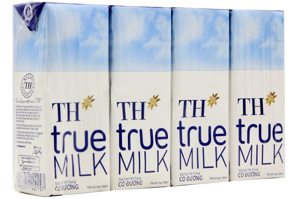 Lốc sữa TH Truemilk 4 * 180ml