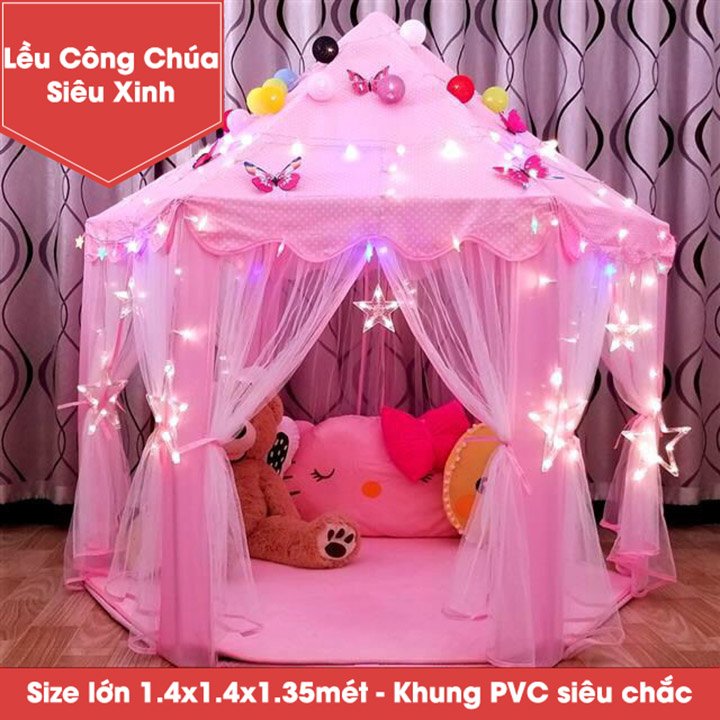Size lớn - Lều công chúa cho bé