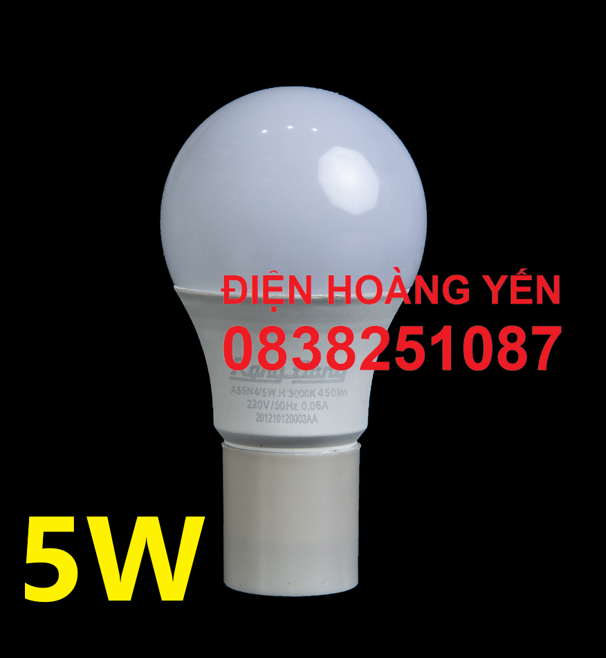 [HCM]Bóng đèn LED tròn 5W RẠNG ĐÔNG Model A55N4/5W