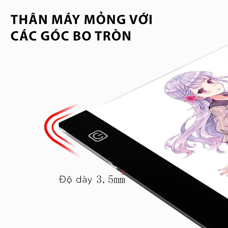 Bảng Vẽ hắt sáng Đèn LED, an toàn- D1415