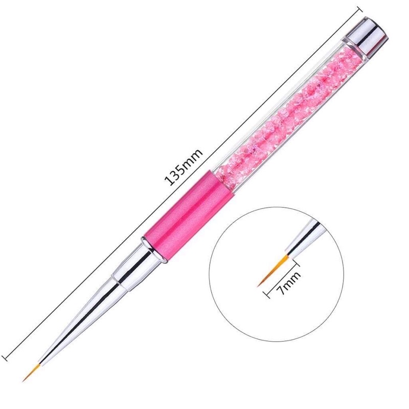 Cọ nét cán đá siêu mảnh đủ size chuyên dụng vẽ móng