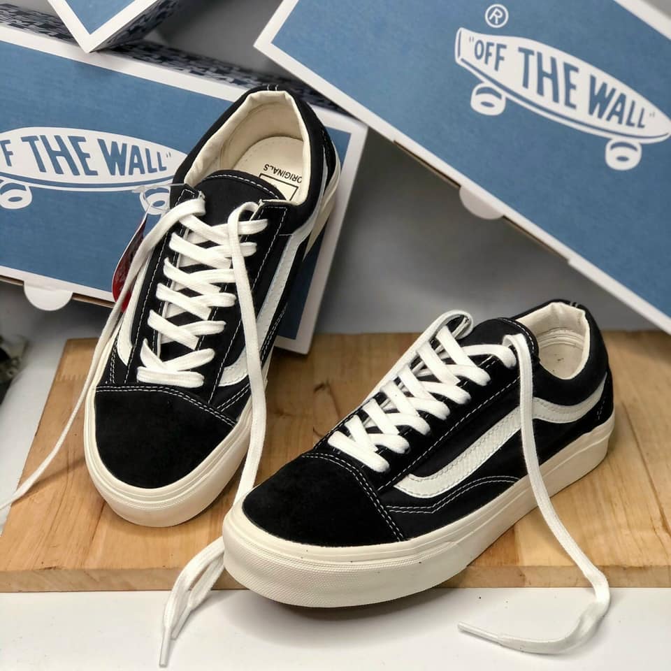 Giày 𝗩𝗮𝗻𝘀 Old Skool Classic, Giày 𝗩𝗮𝗻𝘀 Vault Nữ Full Box Bill Hàng Đẹp