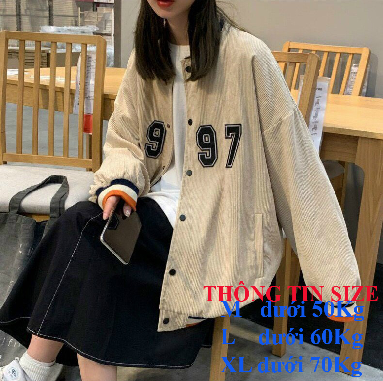 >> BÁO GIÁ ÁO KHOÁC BOMBER BÓNG CHÀY UNISEX CAO CẤP - FORM 70KG B027 | Shopee Lazada Sendo Tiki mới nhất 85 Áo khoác BOMBER Nam Nữ Nhung Gân Form Rộng Unisex Logo Thêu 19-97 Cao Cấp - Ms710