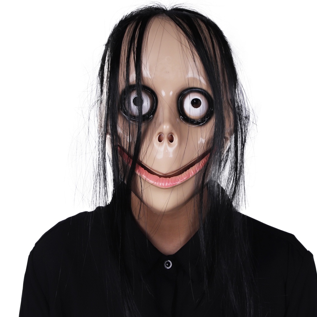 Mặt nạ hóa trang momo -chim mẹ halloween đáng sợ phù hợp mọi lứa tuổi