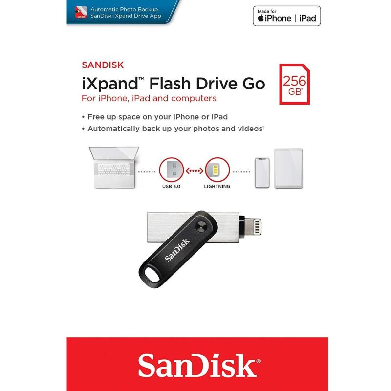 Bảng giá USB 3.0 OTG SanDisk iXpand Flash Drive Go 256GB (Bạc) - Phụ Kiện 1986 Phong Vũ
