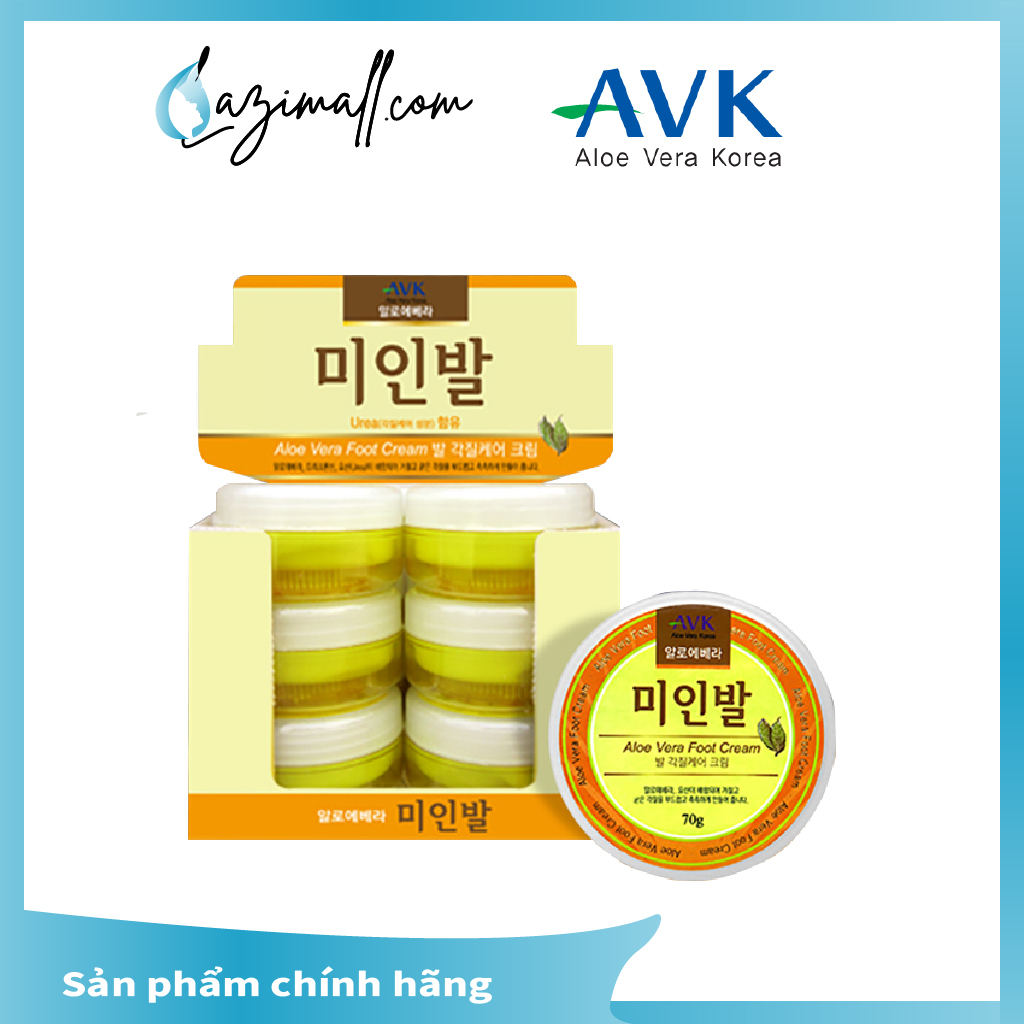Kem dưỡng da chân AVK Aloe Vera Foot Cream 70g cung cấp độ ẩm dành cho