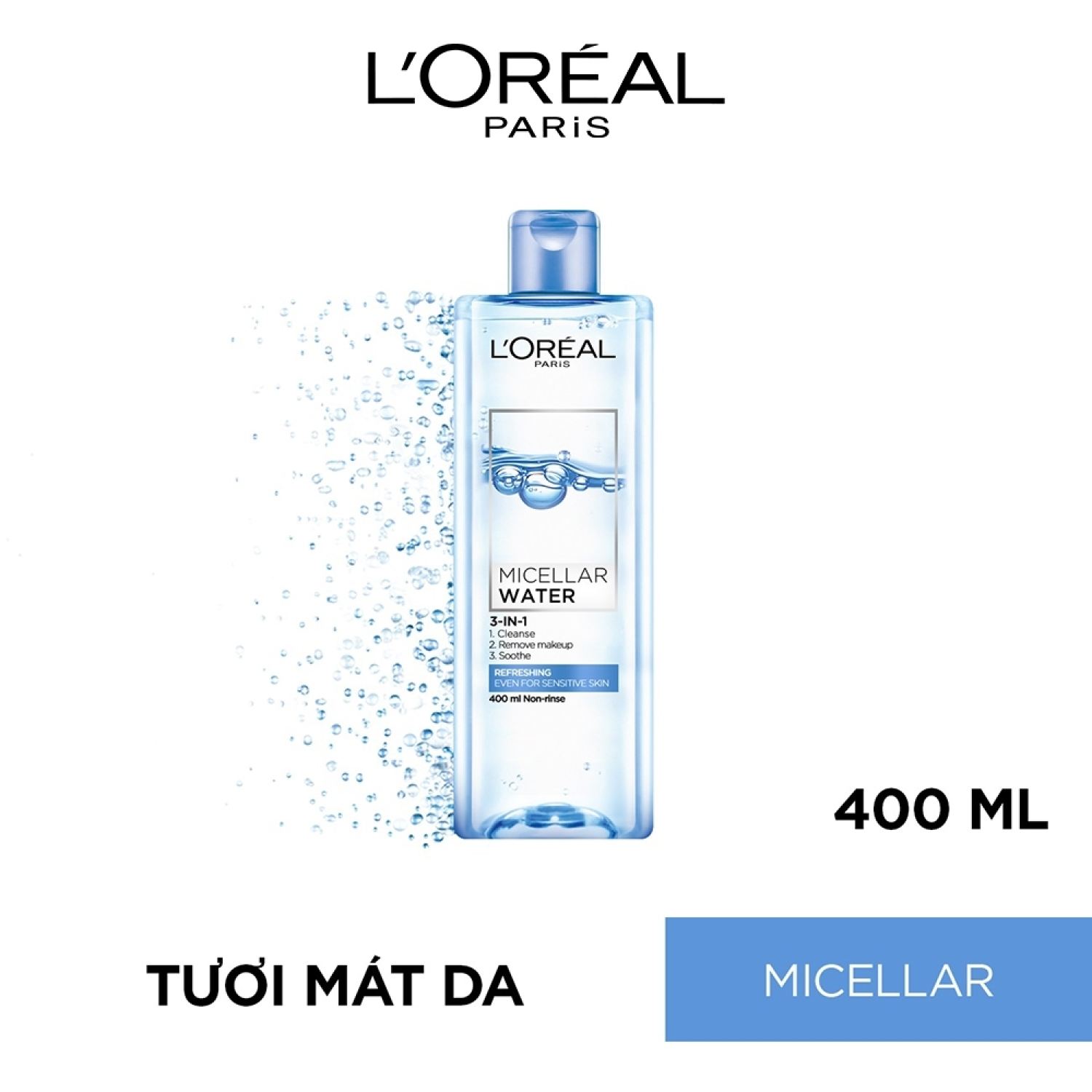 NƯỚC TẨY TRANG LORE'AL WATER -CHAI 95ml